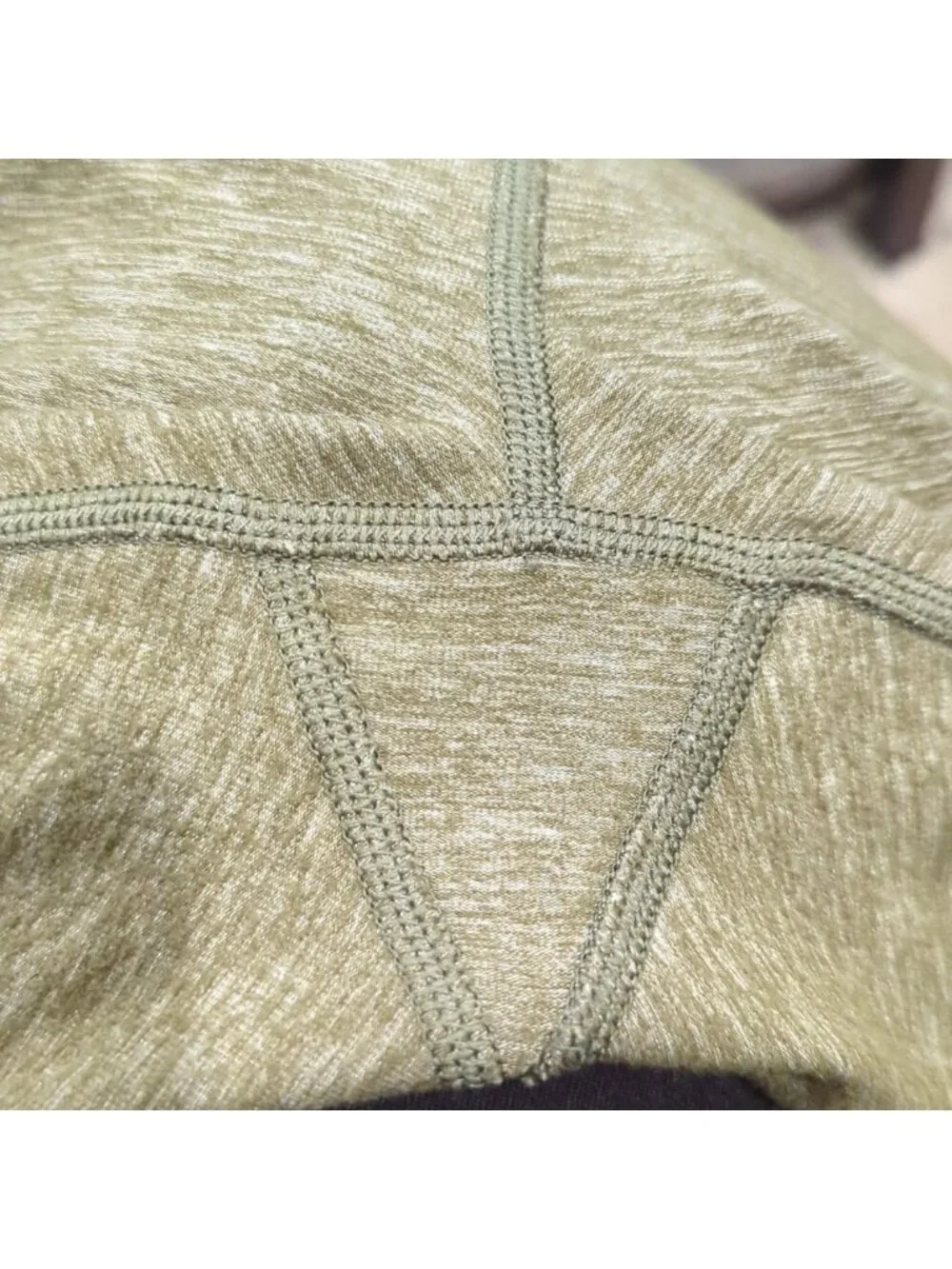 Lululemon Wunder Under Heathered Green leggings